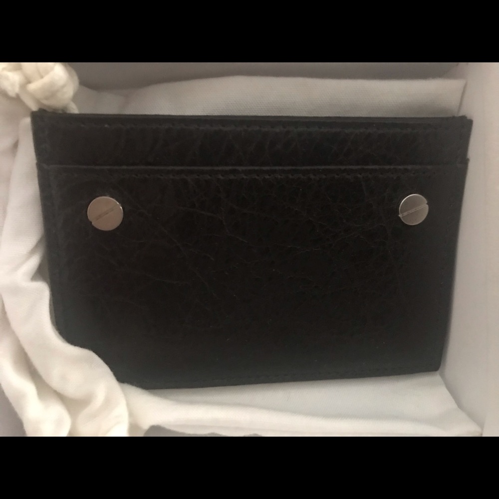Balenciaga Brown credit card case